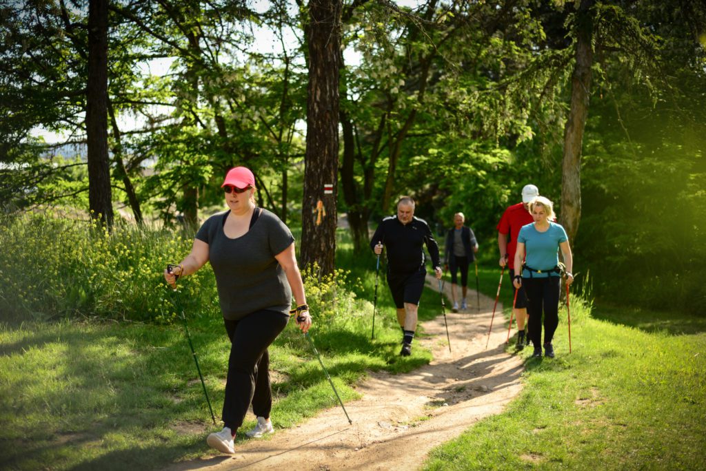 nordic walking lekce kondicni